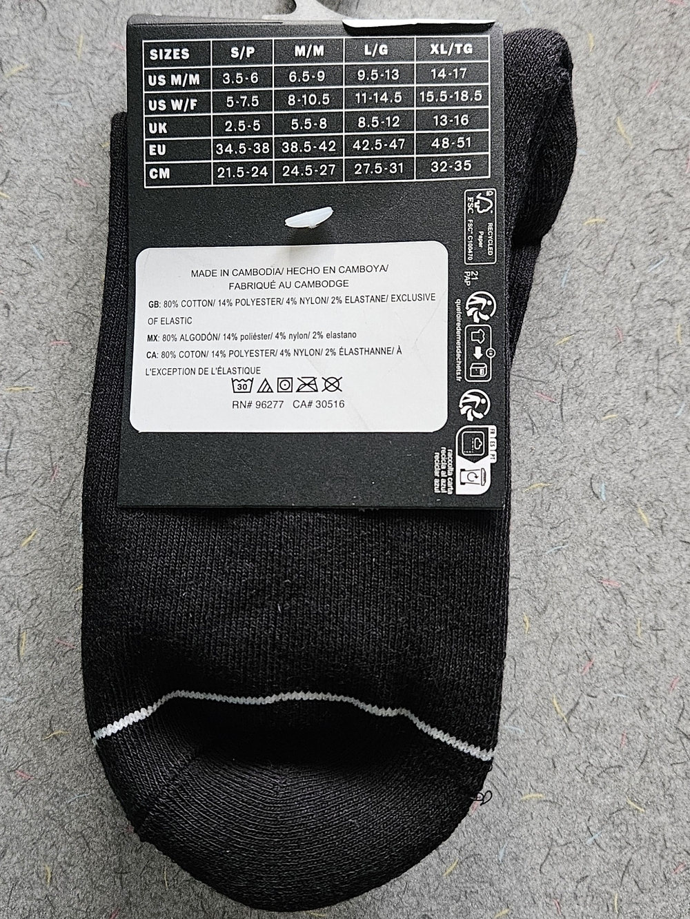 Vans Womens Checker Half-Crew Socks - Picture 6 of 9